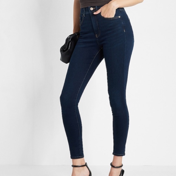 FREE PEOPLE Dark Wash Denim Skinny Jeans - Picture 3 of 8